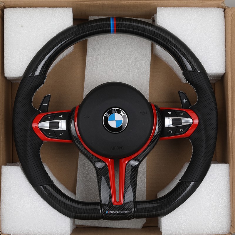 Карбоновый руль для BMW F10 F20 F30 F32 F80 F90 E70 E87 E90 E92